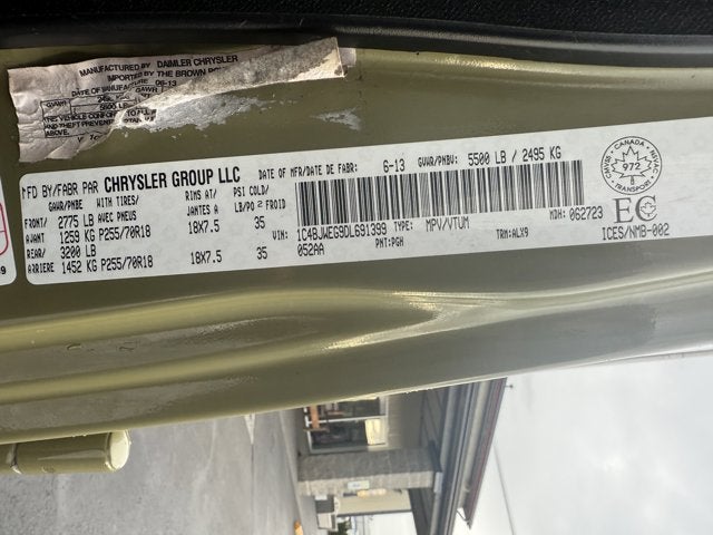 2013 Jeep Wrangler Unlimited Sahara