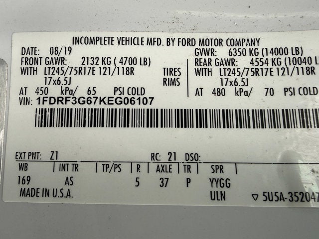 2019 Ford Super Duty F-350 DRW XL