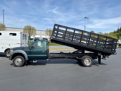 2011 Ford F-450 DRW XL Flatbed Dump 16ft 4WD