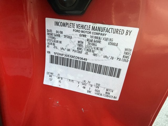 2008 Ford Super Duty F-350 SRW XL