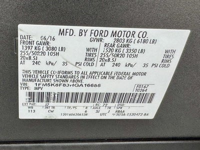 2017 Ford Explorer Limited 4WD