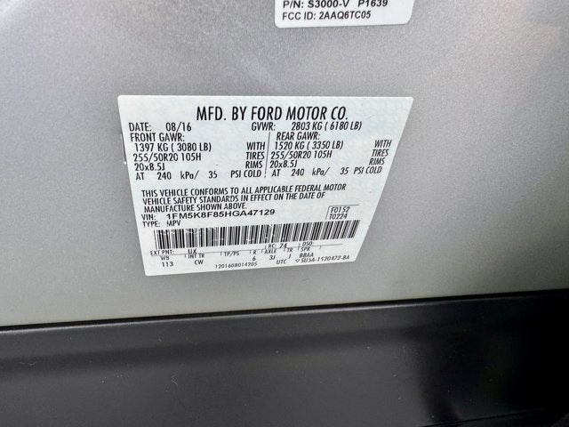 2017 Ford Explorer Limited 4WD