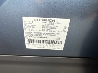 2018 Ford Explorer Limited