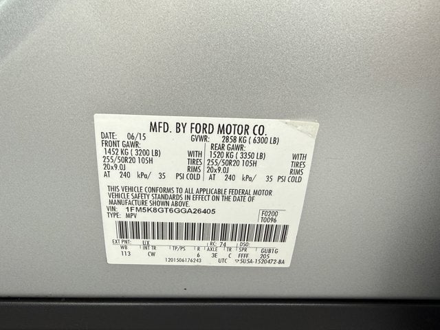 2016 Ford Explorer Sport