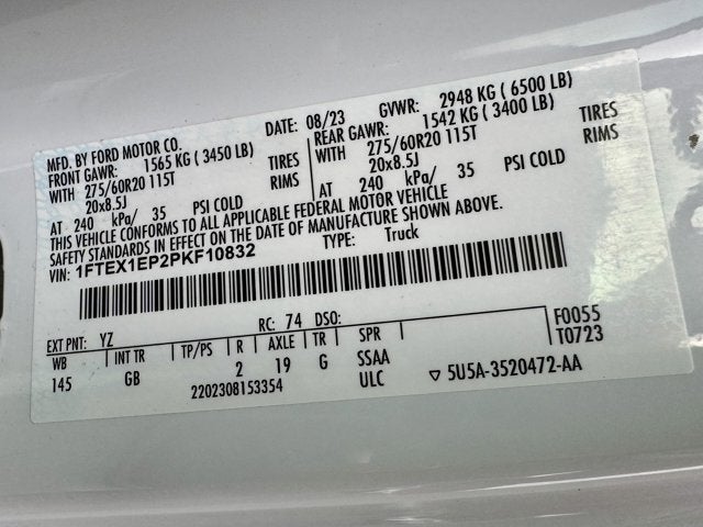 2023 Ford F-150 XL 4WD