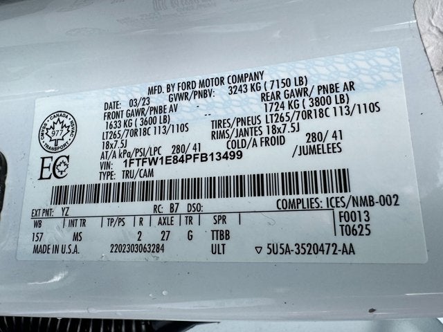 2023 Ford F-150 XLT 4WD