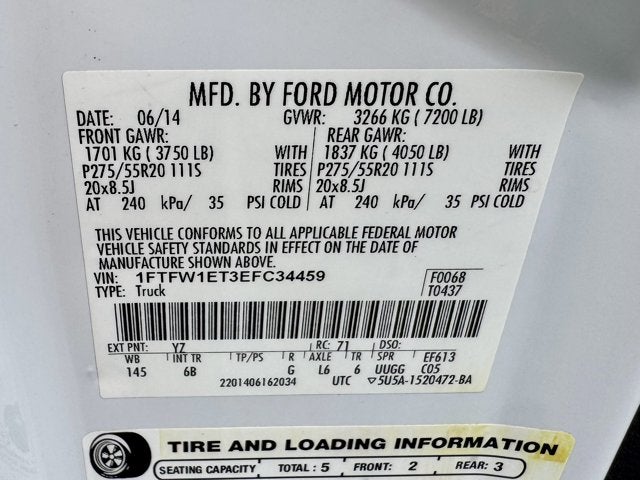 2014 Ford F-150 FX4 4WD