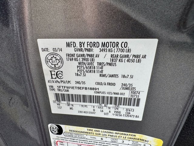 2014 Ford F-150 XLT 4WD