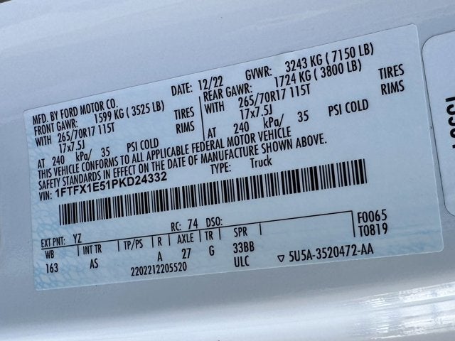 2023 Ford F-150 XL 4WD