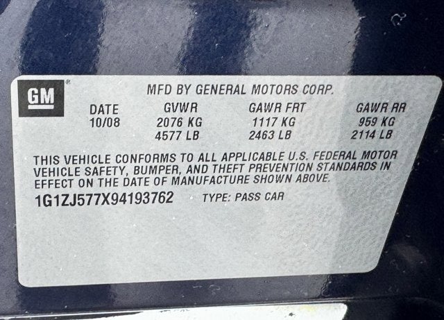 2009 Chevrolet Malibu LT w/2LT