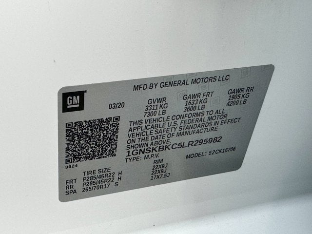 2020 Chevrolet Tahoe LT RST 4WD