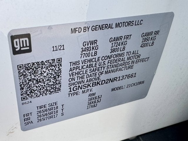 2022 Chevrolet Suburban LS 4WD