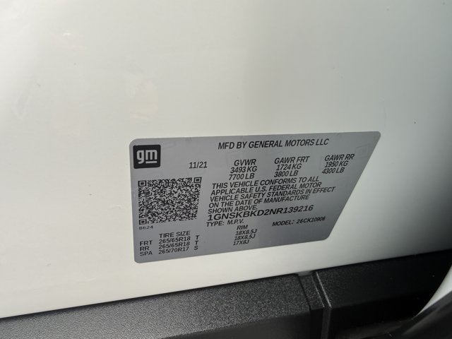 2022 Chevrolet Suburban LS