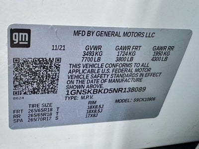 2022 Chevrolet Suburban LS 4WD