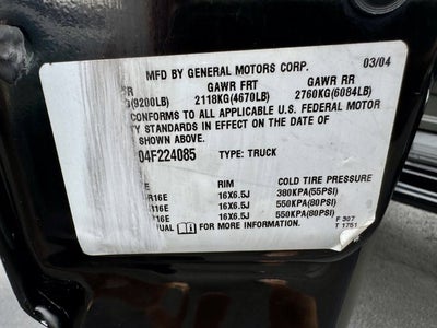 2004 GMC Sierra 2500HD SLT 4WD