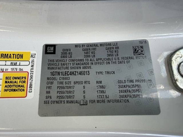 2017 GMC Sierra 1500 2WD Reg Cab 133.0"