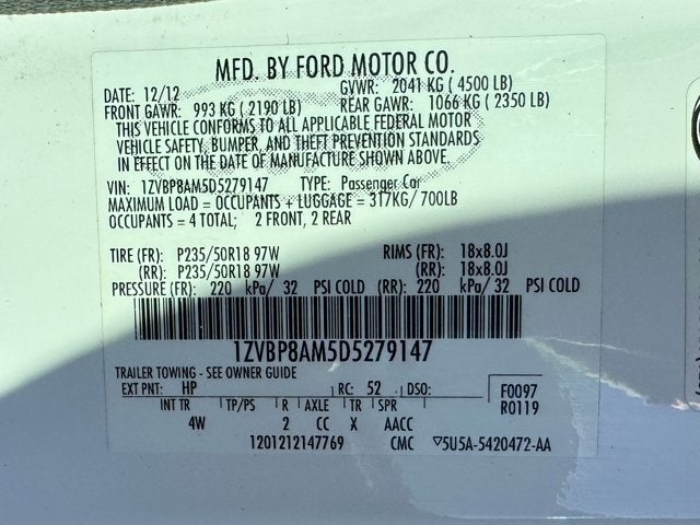 2013 Ford Mustang V6 Premium