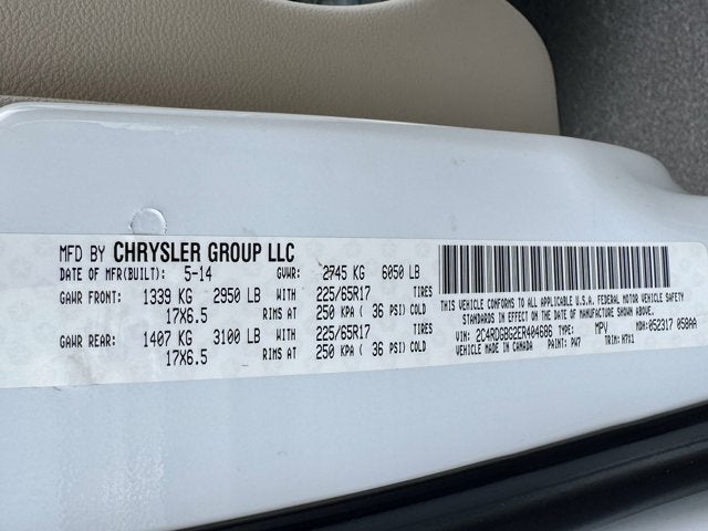 2014 Dodge Grand Caravan SE