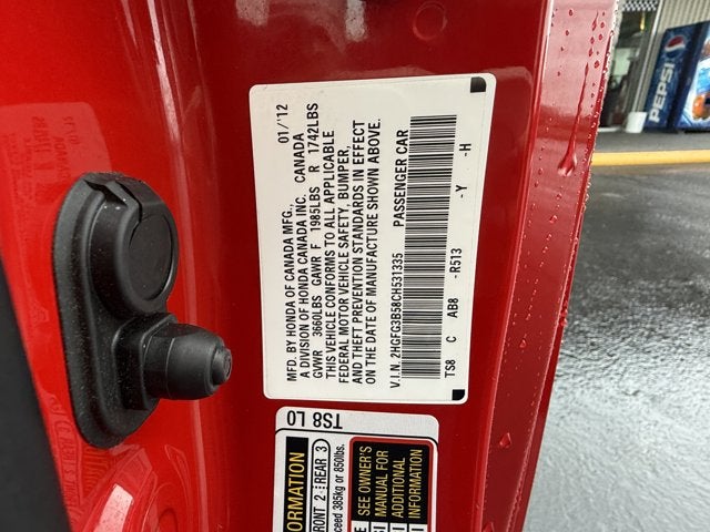 2012 Honda Civic Cpe LX