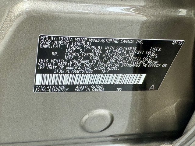 2013 Toyota RAV4 Limited AWD