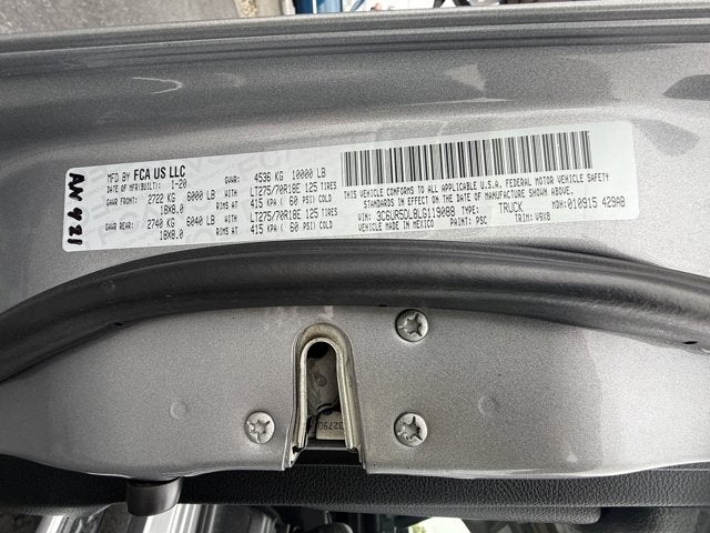 2020 RAM 2500 Big Horn 4WD