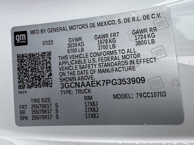 2023 Chevrolet Silverado 1500 Work Truck