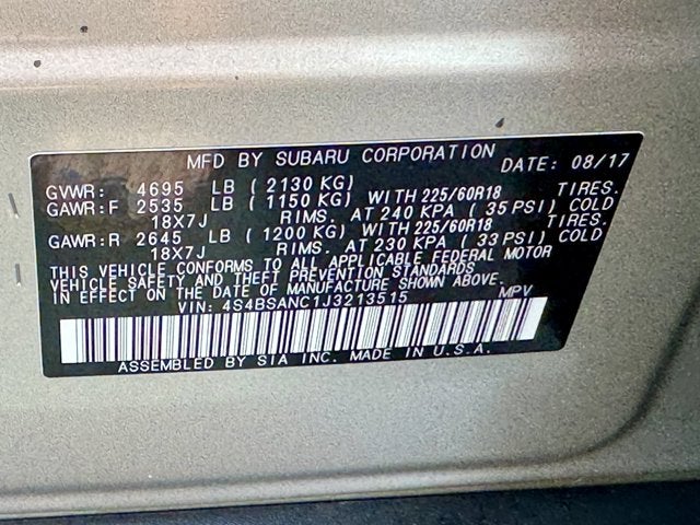2018 Subaru Outback Limited AWD