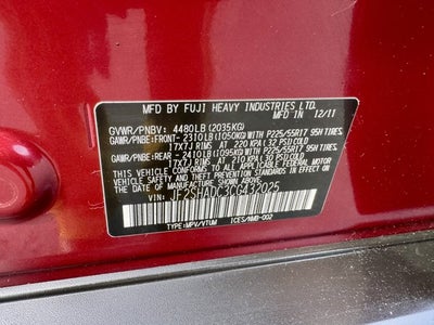 2012 Subaru Forester 2.5X Premium AWD