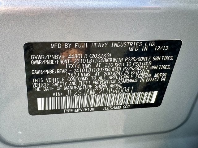2014 Subaru Forester 2.5i Touring AWD