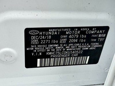 2019 Hyundai Ioniq Hybrid SEL