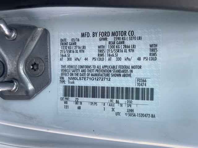 2016 Ford Transit Connect XL